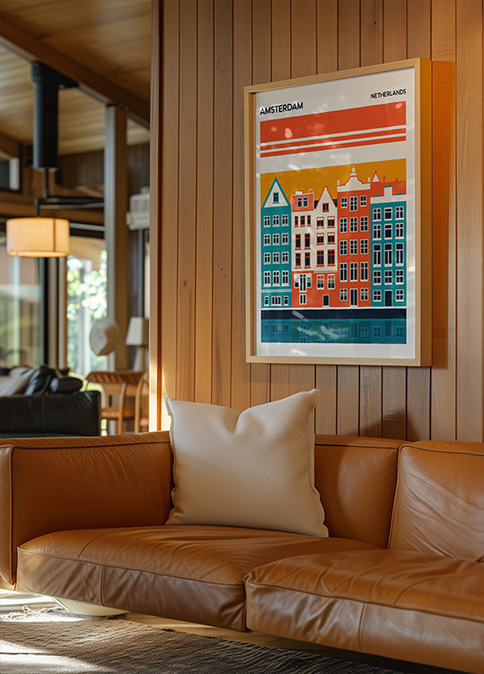 Amsterdam Travel Poster Poster