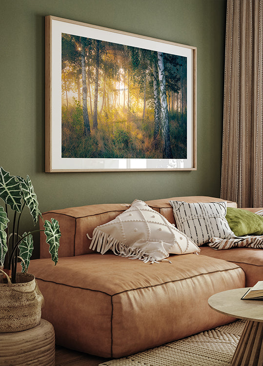 Gold in the forest Poster