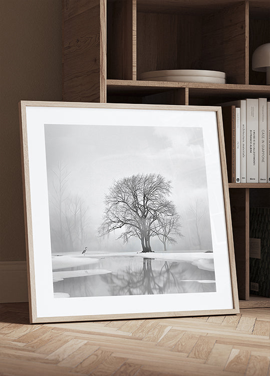 Tranquility after the snow Posters