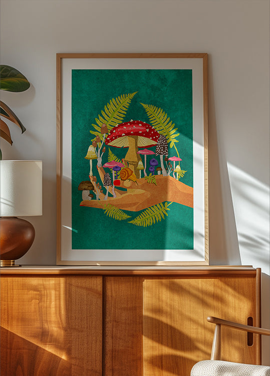 My Mushroom Cosmos Poster