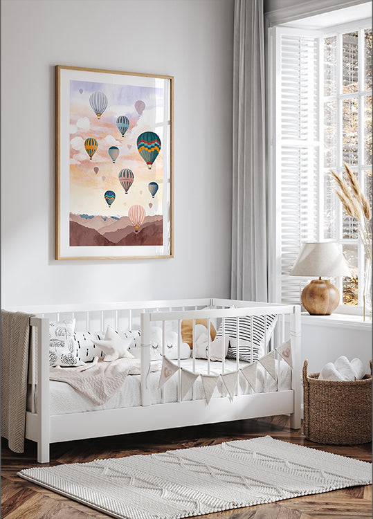 Airballoon Sky Poster