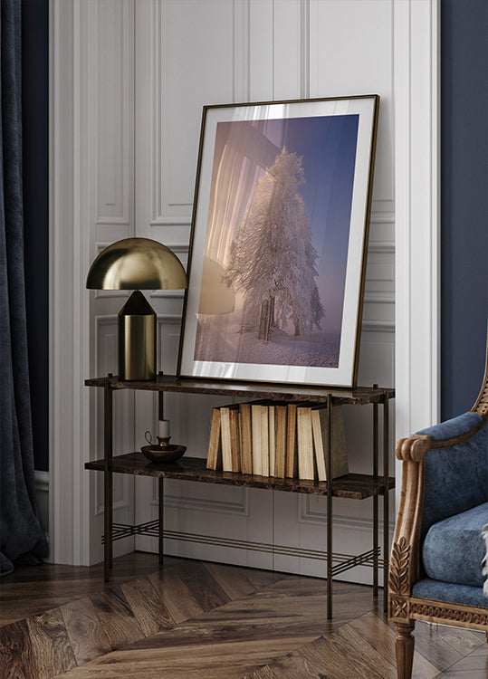 winter poetry in the morning light Poster