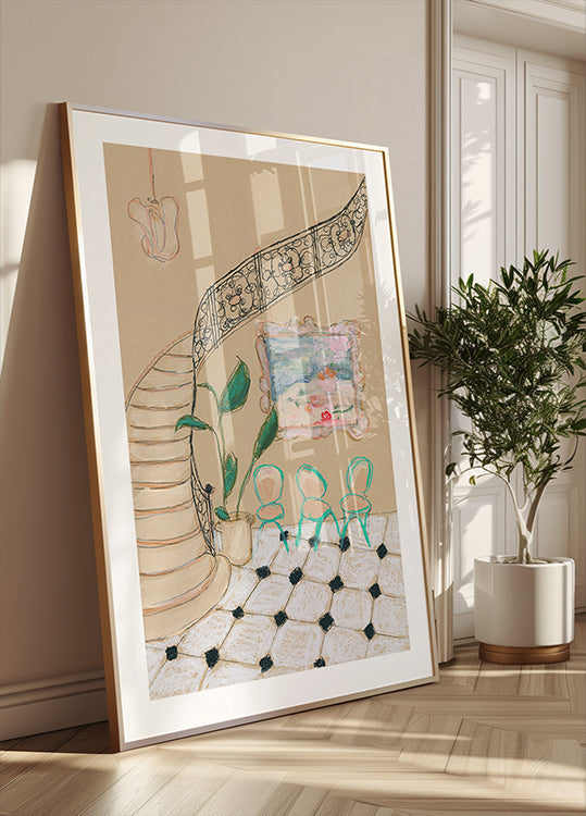 Museum Day In Paris Poster