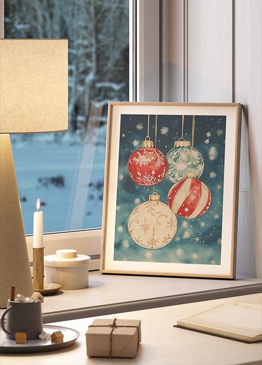 Christmas Ornaments No.3 Poster