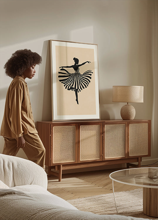 Dancing Silhouette Poster