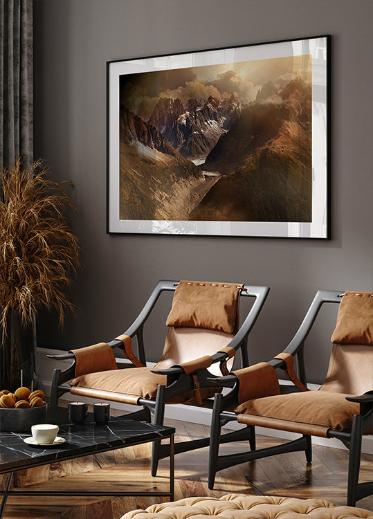 Mont Blanc Massive Poster