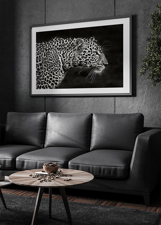Leopard Close Up Poster