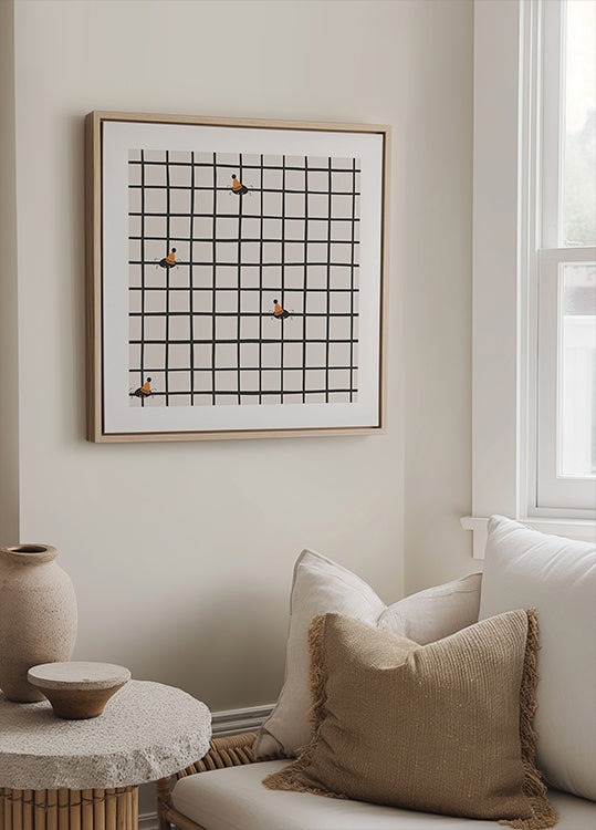 Speckled Spiders Poster