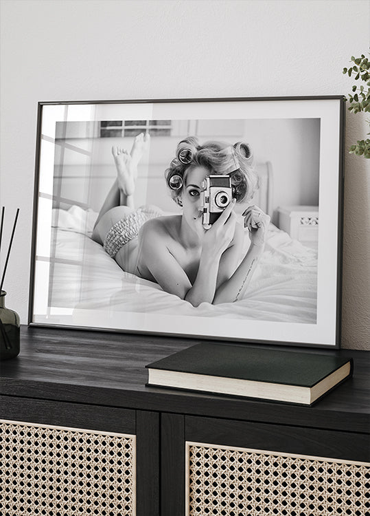 A chick, a click, and a curl Poster