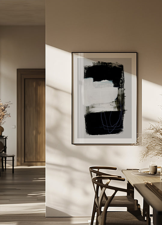 Abstract Brush Strokes 130 Poster