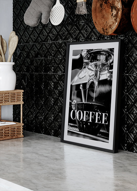Coffee Text Poster