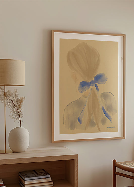 Girl With A Blue Hair Ribbon