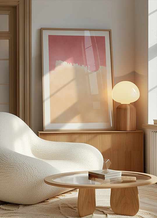 PEACHY PINK SKIES Poster