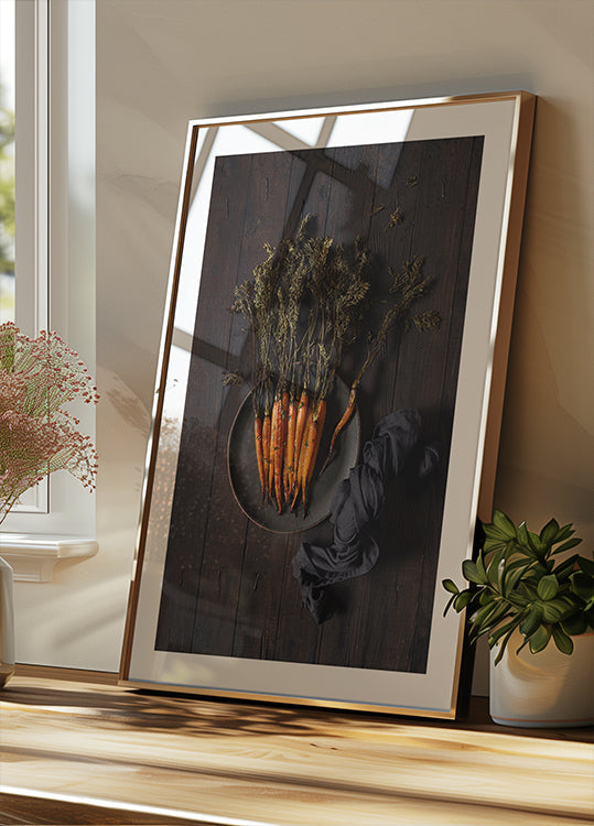 Roasted carrots Poster