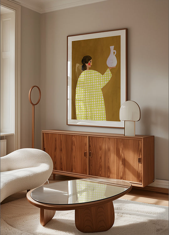 The Woman With Vase Poster