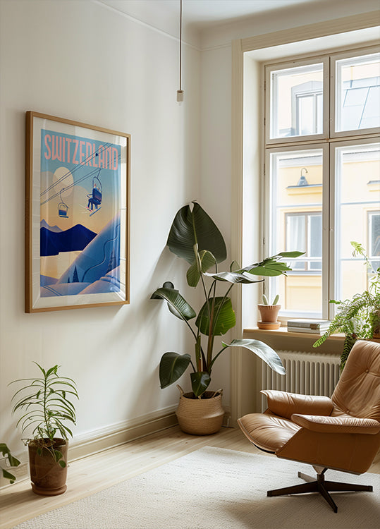 Ski Switzerland Poster