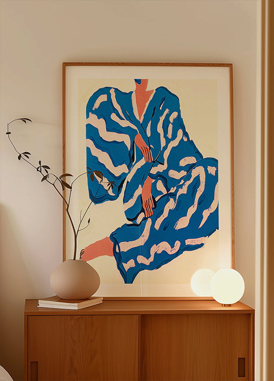 Portrait Indigoreverie Poster