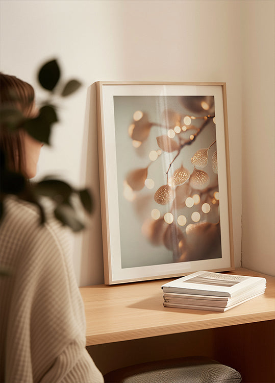 Glowing Petals Poster