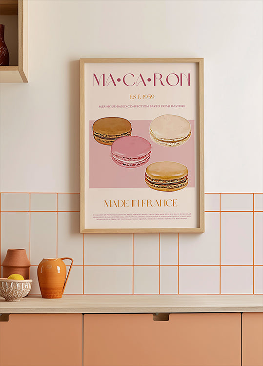 French Macaron Delight Poster
