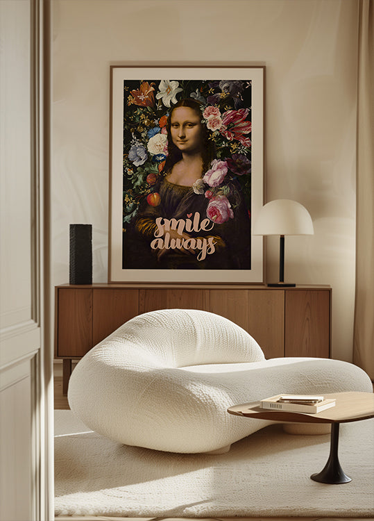 Smile Always, Mona Lisa Poster