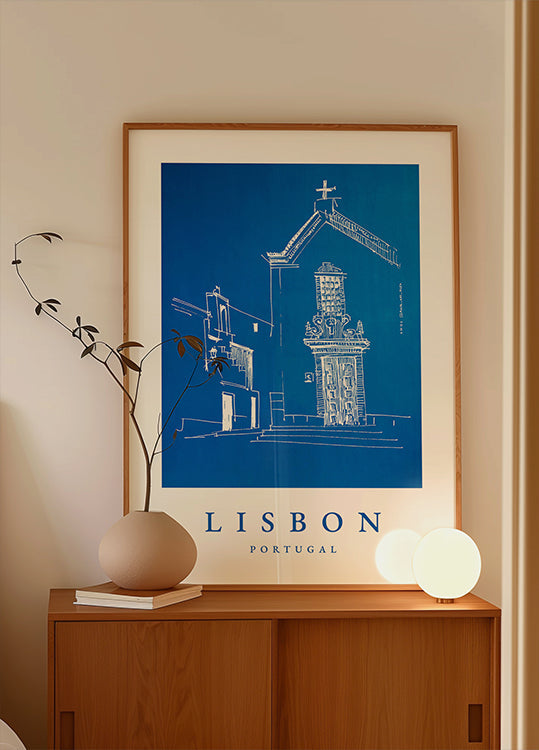 Portugal Blues: Lisbon Poster