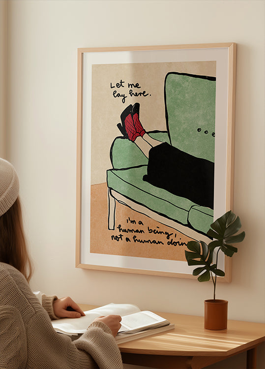 Let me lay here Poster