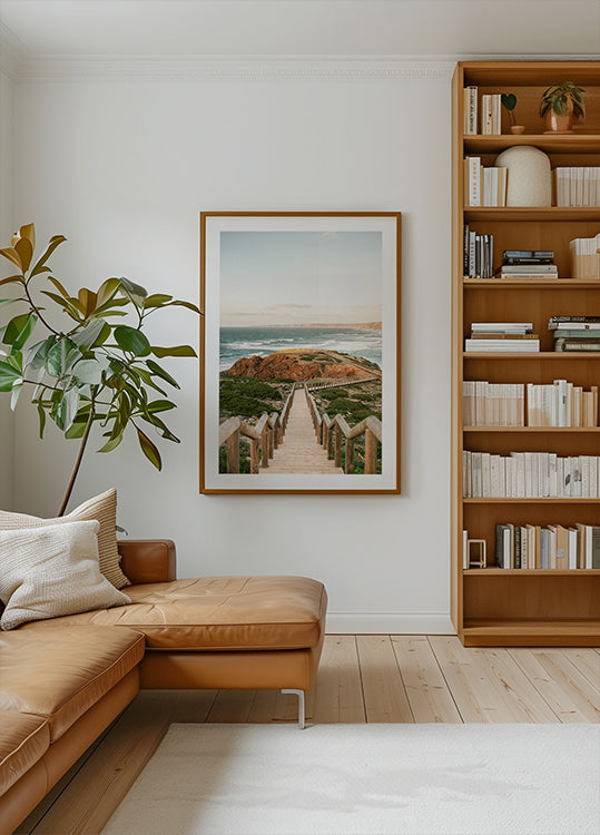 Walkway into the Algarve Poster