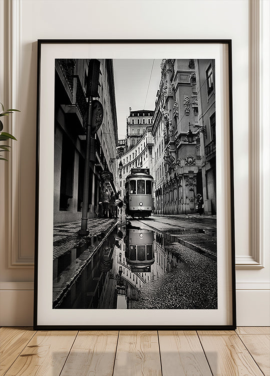 Rainy days in Lisbon Poster