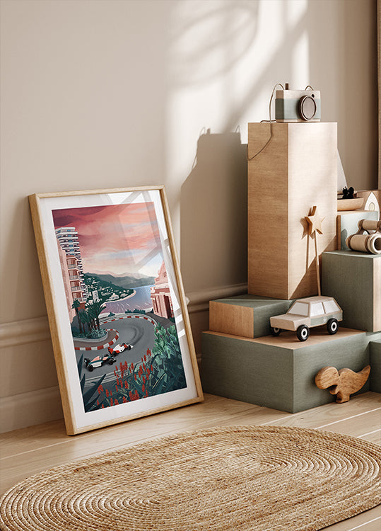 Monaco Circuit Poster