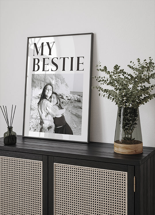 My Best Friend Personalized Photo Poster