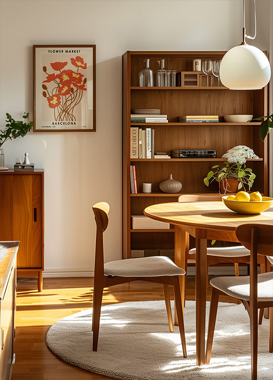 Flower Market. Barcelona Poster