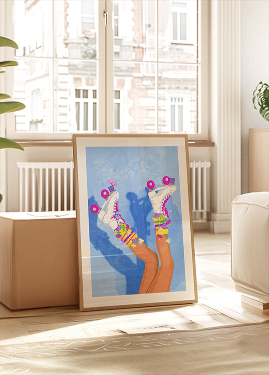 Skate like a Girl Poster