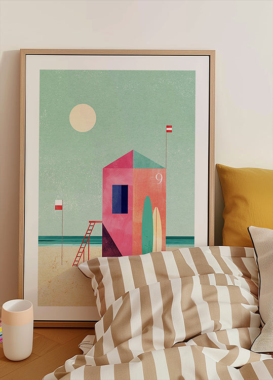 Surf Hut Poster
