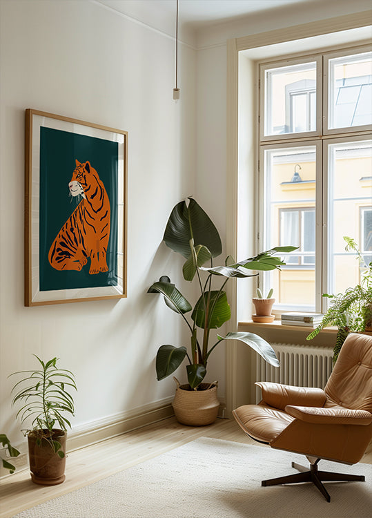 Majestic Tiger Poster