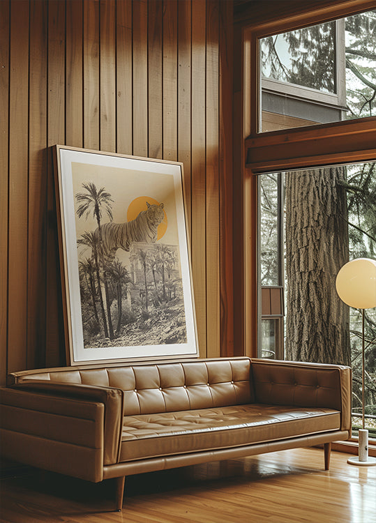 Giant Tiger In Ruins