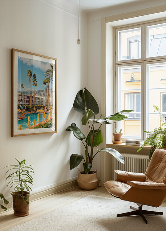 Palm Springs Saguaro Poster