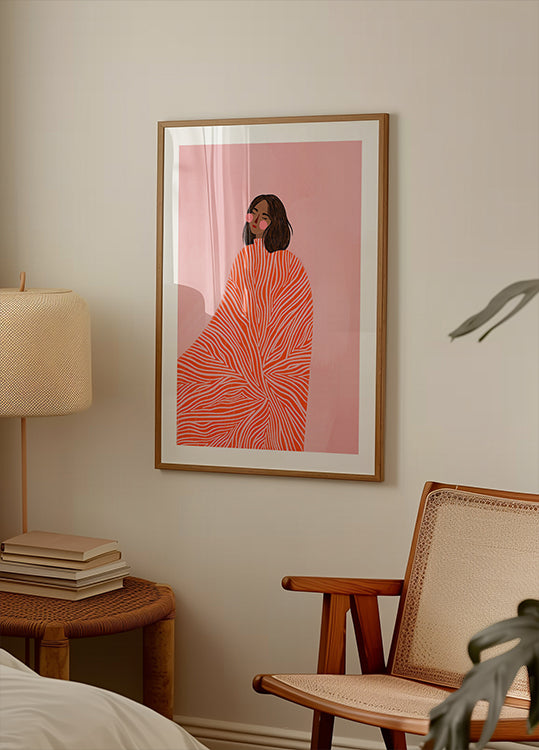 The Woman With the Swirls Poster