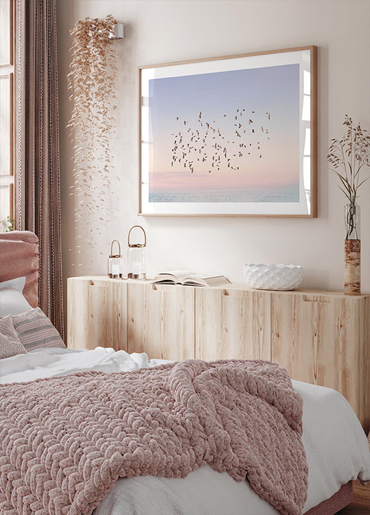 Sunset Flight Poster