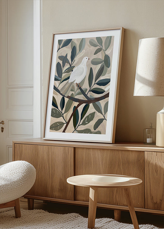 Dove In Tree Poster