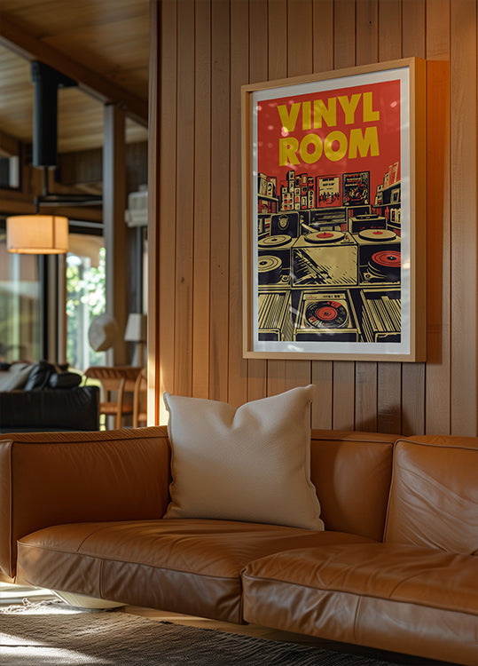 Vinyl Room Art Print Poster