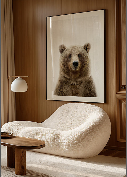 Peekaboo Bear Poster