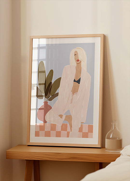 Too Lazy To Yoga Poster