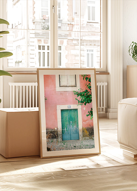 Little door in Lisbon Poster