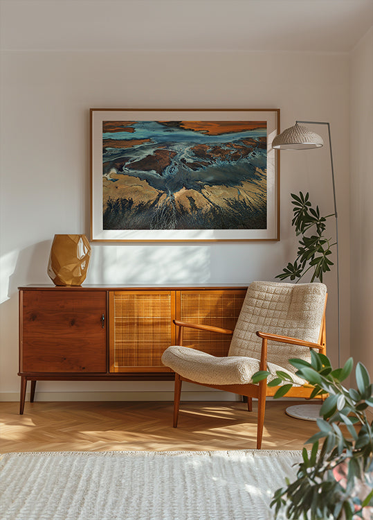 California Aerial - The Desert From Above Poster