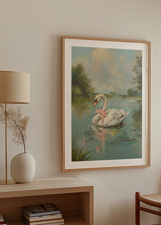 Vintage Swan Coquette