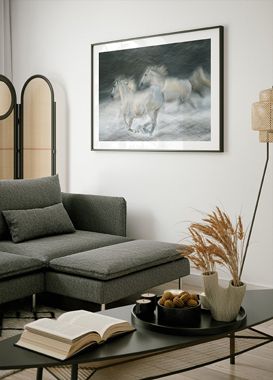 gallop in a duel Poster