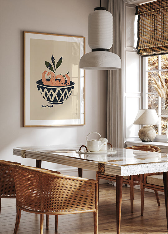 Shrimp Delight Bowl Poster
