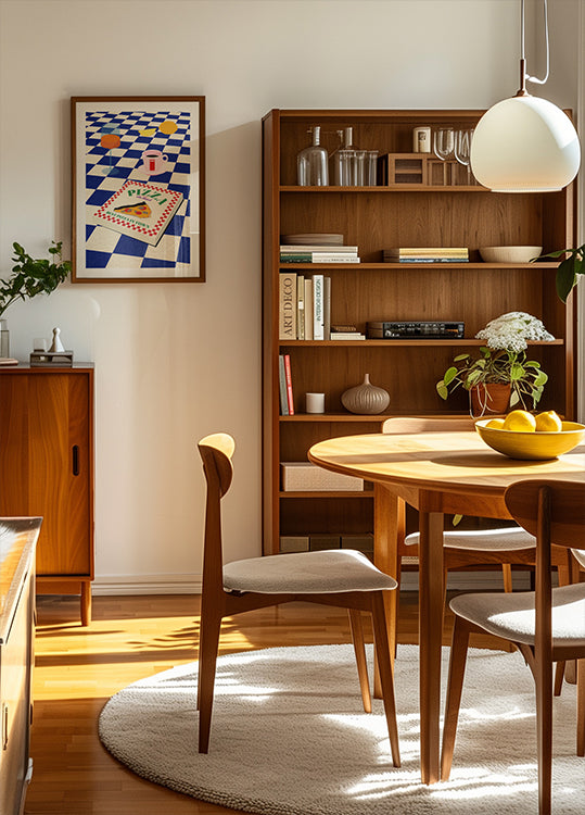 The Italian Menu Poster