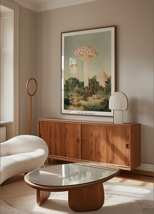 The Finest Giant Mushroom Poster