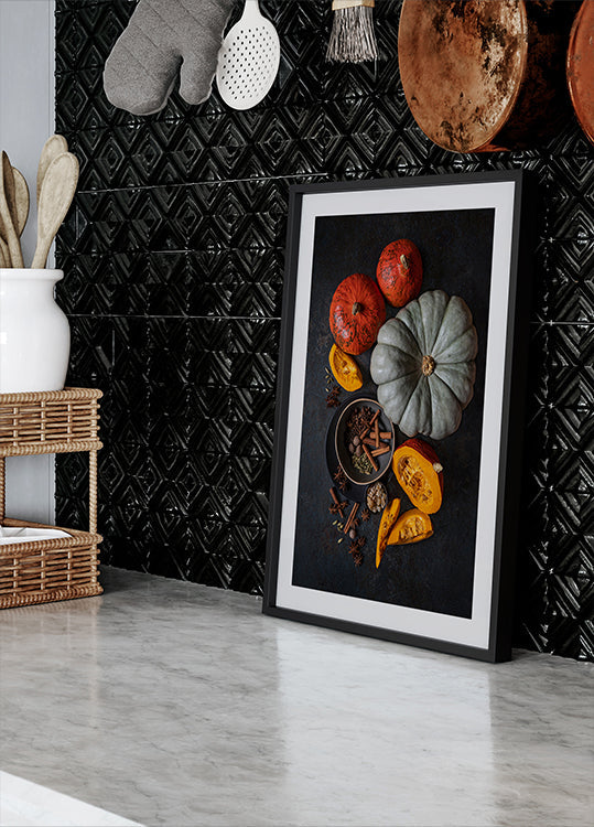 Autumn on the table Poster